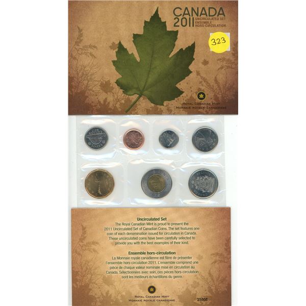 2011 Canada Uncirculated Coin Set.