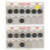 Image 1 : (2) 1999 Canadian Millennium Quarters, featuring 8 distinct commemorative designs representing Canad