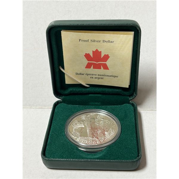 2003 Canada Silver Dollar Proof, specifically commemorating the 100th anniversary of Cobalt, Ontario