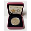 Image 1 : 2014 $5 Fine Silver Bullion Replica coin from the Royal Canadian Mint, presented in a red display ca