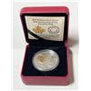 Image 1 : 2015 Canadian $1 "Brilliant" Silver Dollar celebrating the 50th anniversary of the National Flag of 