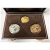 Image 2 : GOLD - Official 1976 Montreal Olympic Games medallions featuring over an ounce of gold! (52 grams, 1