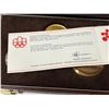 Image 4 : GOLD - Official 1976 Montreal Olympic Games medallions featuring over an ounce of gold! (52 grams, 1