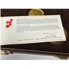 Image 5 : GOLD - Official 1976 Montreal Olympic Games medallions featuring over an ounce of gold! (52 grams, 1