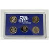 Image 3 : 2001 United States Mint 50 State Quarters Proof Set featuring the New York, North Carolina, Rhode Is