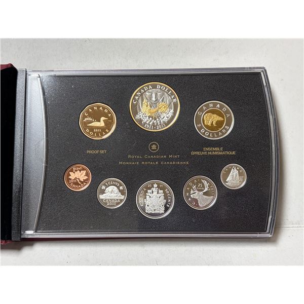 2011 Canada Sterling Silver Proof Set - Conserving Canada's Natural Treasures : One Hundred Years of