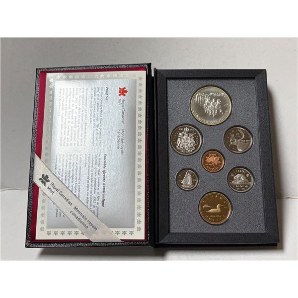 1992 Canada Double Dollar Proof Set, issued by the Royal Canadian Mint to commemorate the 125th Anni