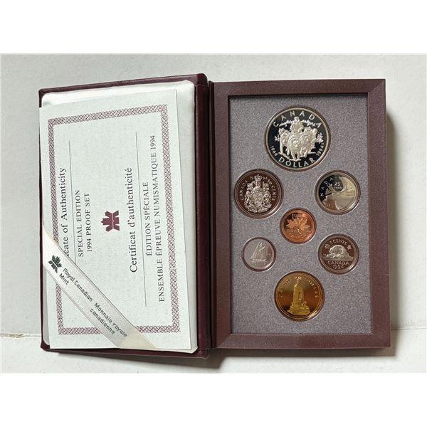 1994 Canadian Special Edition Proof Double Dollar Set.
