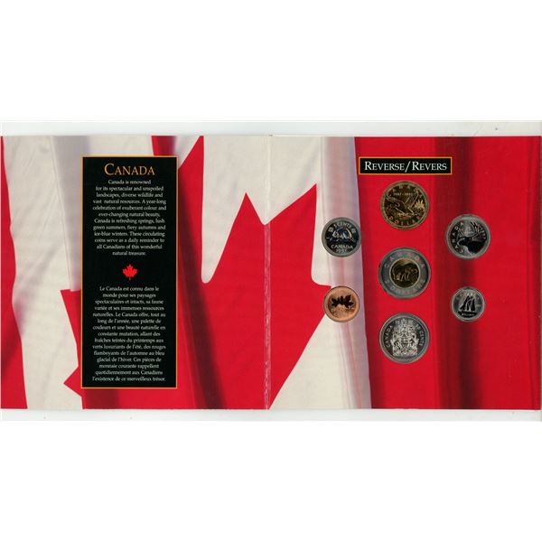 1997 Royal Canadian Mint "Oh! Canada" Uncirculated Coin Set.