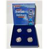 Image 2 : 1998 Royal Canadian Mint "Ocean Giants" sterling silver 50-cent four-coin set.