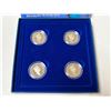 Image 4 : 1998 Royal Canadian Mint "Ocean Giants" sterling silver 50-cent four-coin set.