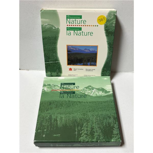 1996 Royal Canadian Mint Discovering Nature: Little Wild Ones silver coin sets.