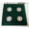 Image 4 : 2000 Royal Canadian Mint "Birds of Prey" four-coin set featuring sterling silver 50-cent coins.