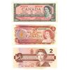 Image 1 : 1954, 1974 and 1986 Canada Two Dollars.