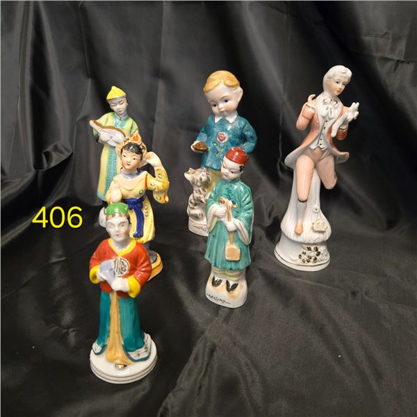 5 Occupied Japan & 1 "Peach Elegance"