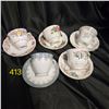 Image 1 : 5 Matching Tea Cups & Saucers