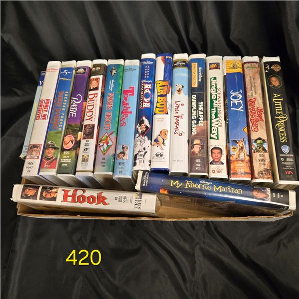 17 VHS Movies