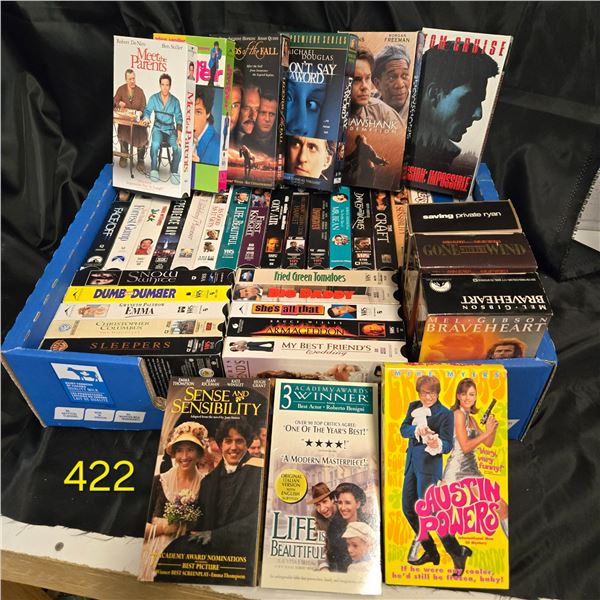 40 VHS Movies