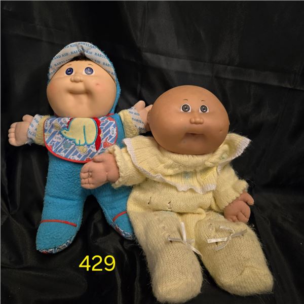 2 Cabbage Patch Dolls