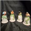 Image 3 : 4 Bird Bells & 4 Bird Bud Vases