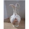 Image 1 : Large Flower Design Pitcher 13 Inches Tall (No Stamp)