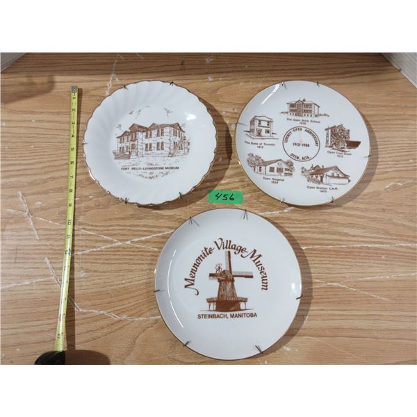 (3) Museum Collector Plates Pelly and SteinBach