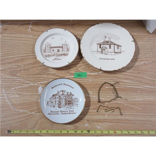 (3) Collector Plates Ruth School, Herbort, and Abornethy