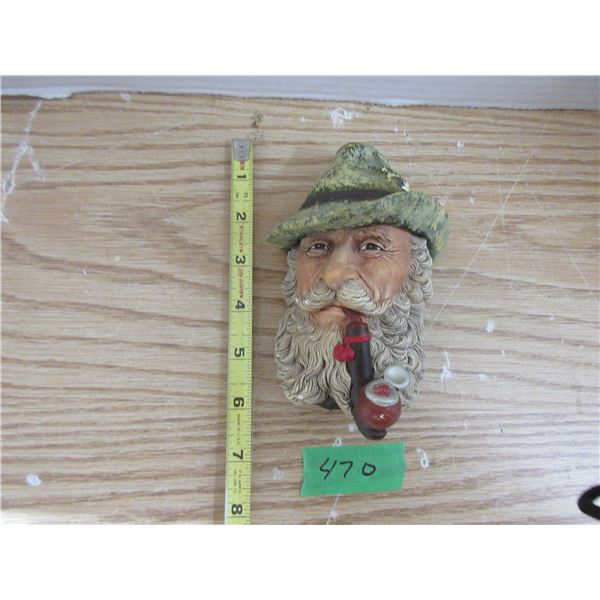 1972 Bosson Congleton Chalkware Head