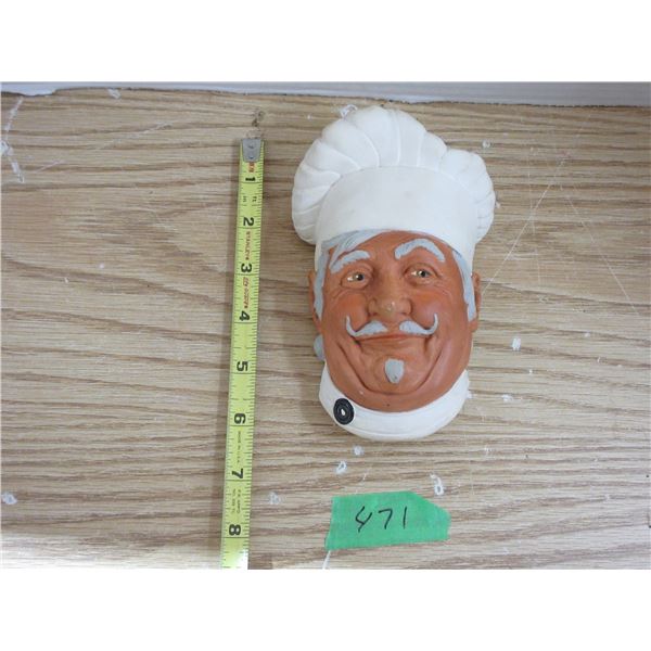 Baker Chalkware Head