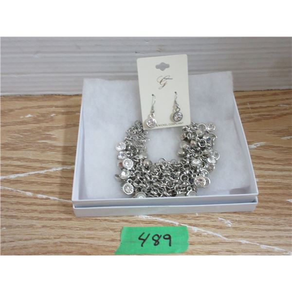 Lead and Nickel Compliant Necklace with Earring Set