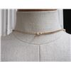 Image 4 : 12 Inch Rose Pattern Necklace with Earring Set