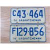 Image 4 : (4) 1976 Sask License PLates