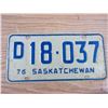 Image 2 : 1976 Sask  Dealer License Plate