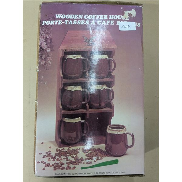 wooden coffee house