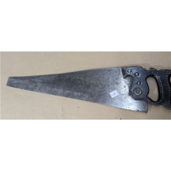 vintage handsaw