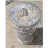 Image 1 : vintage flour tin with lid, 15x25"