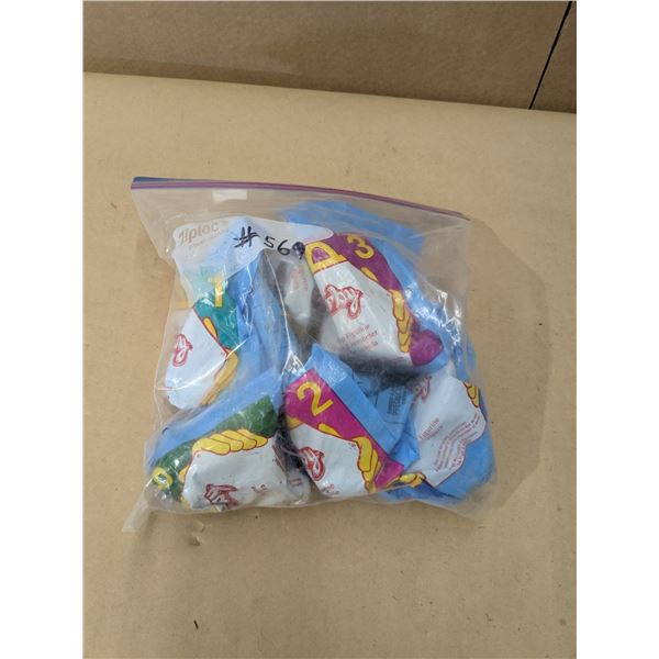 6 McDonalds furby toys
