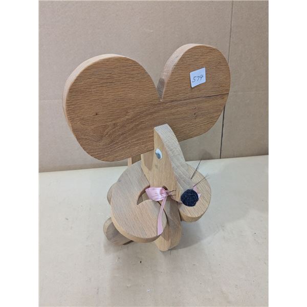 wooden mouse