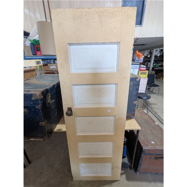 vintage wooden door, 24x71"