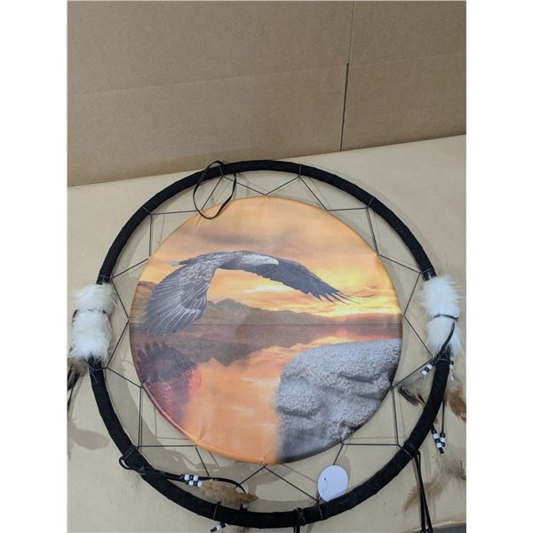 24" dream catcher, eagle