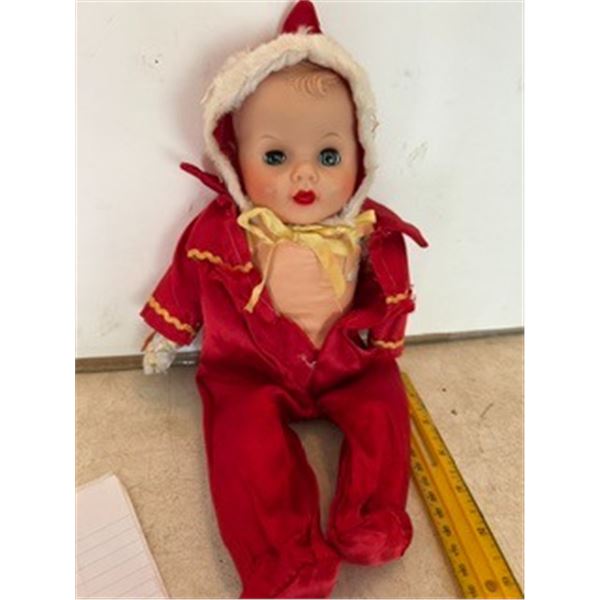 13” Tall Vintage Doll
