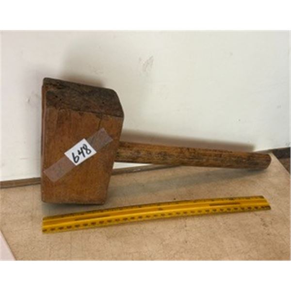13” Wooden Mallet