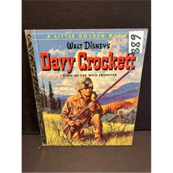 1955 Walt Disney’s “Davey Crockett” Golden Book