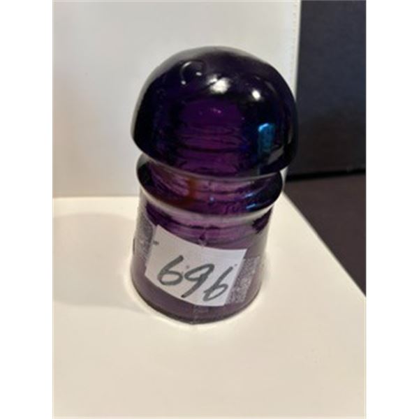 Vintage Purple Diamond Insulator
