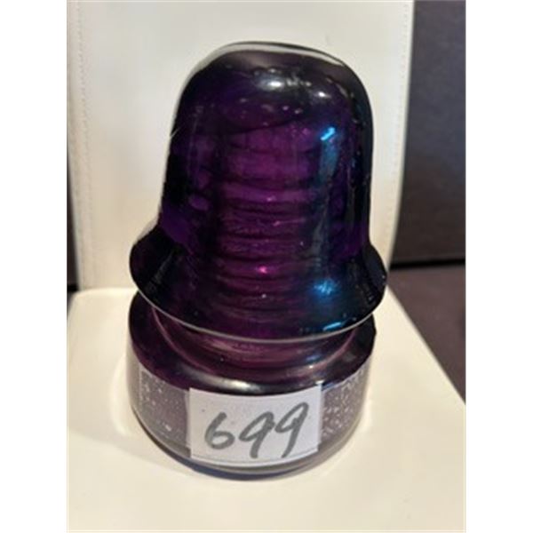 Large Vintage Purple Insulator