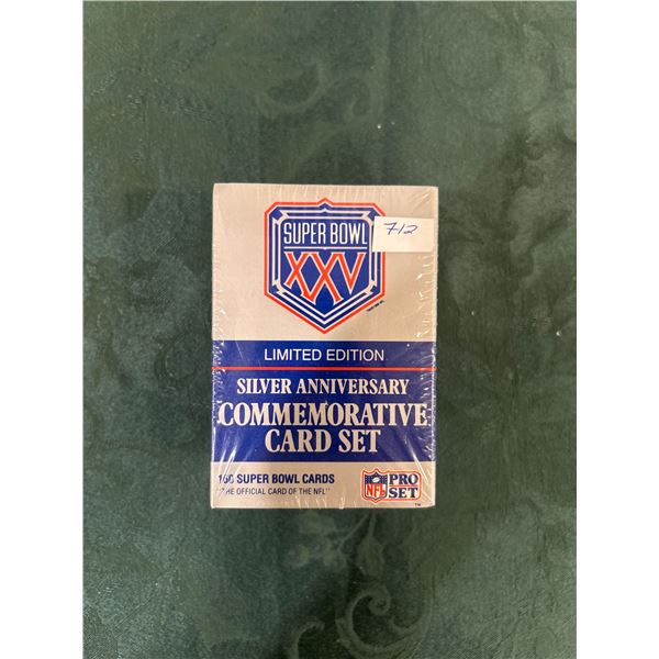 Pro-Set NFL Football Superbowl XXV Factory Sealed Commemorative Set