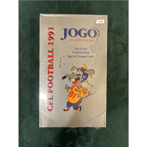 1991 JOGO CFL Football Factory Sealed Box