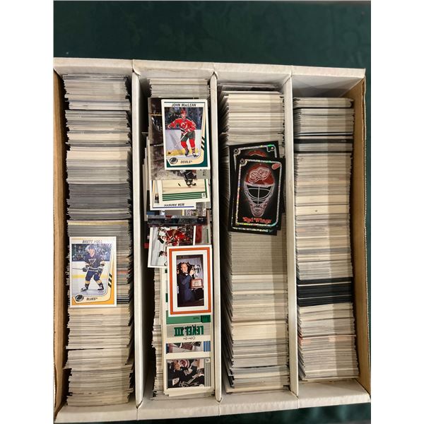 Large Box of Assorted Hockey Cards