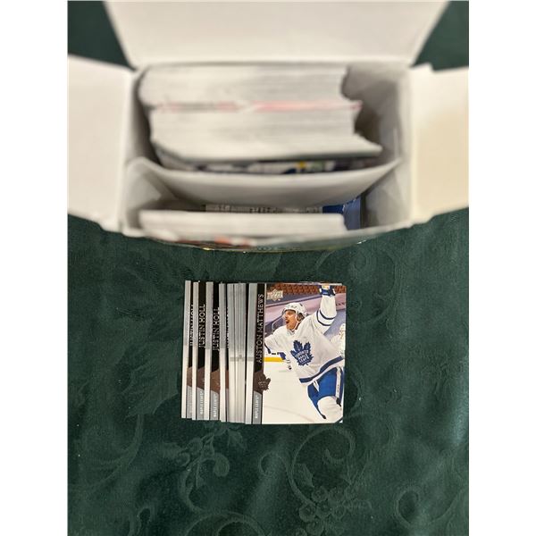 Box of Upper Deck Hockey Cards