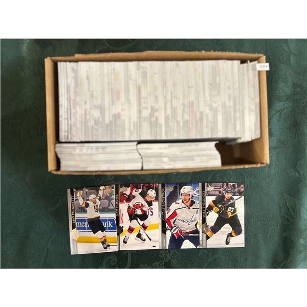 Box of Upper Deck Hockey Cards